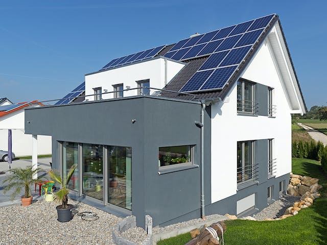 Fertighaus SD 190-144 - Modernes Architektenhaus von Gapp Holzbau Schlüsselfertig ab 528000€, Außenansicht 3