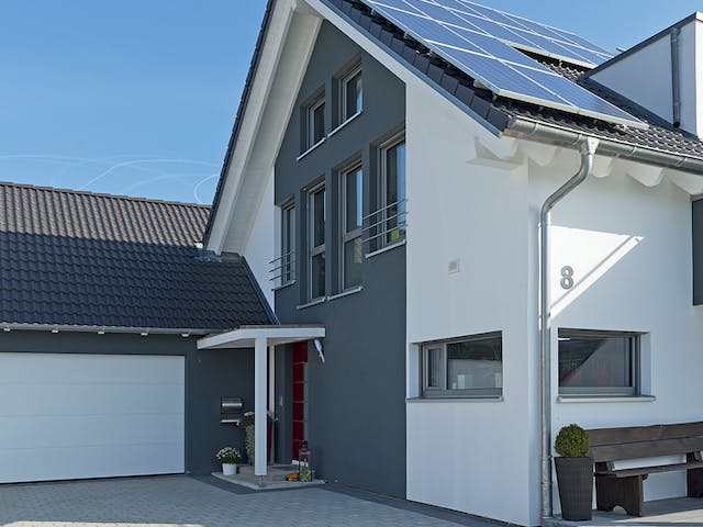 Fertighaus SD 190-144 - Modernes Architektenhaus von Gapp Holzbau Schlüsselfertig ab 528000€, Außenansicht 6