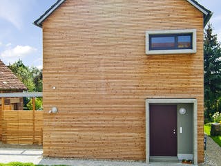 Fertighaus SD 200-118 - Landhaus für schmale Grundstücke von Gapp Holzbau Schlüsselfertig ab 624000€, Außenansicht 5