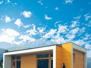 Fertighaus Gardasee von ISARTALER HOLZHAUS Schlüsselfertig ab 219000€, Cubushaus Außenansicht 3