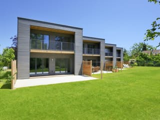 Fertighaus Gardet von Bau-Fritz Schlüsselfertig ab 400000€, Cubushaus Außenansicht 2