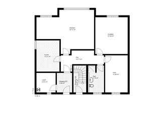 Fertighaus Generation 175-EK - Studio von SOLID-HAUS Schlüsselfertig ab 369100€, Satteldach-Klassiker Grundriss 1