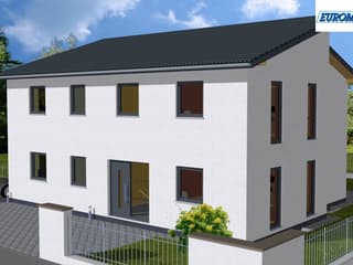 Massivhaus Generation 200 PD von EUROMAC 2 S.A.S. Bausatzhaus ab 56988€, Pultdachhaus Außenansicht 2