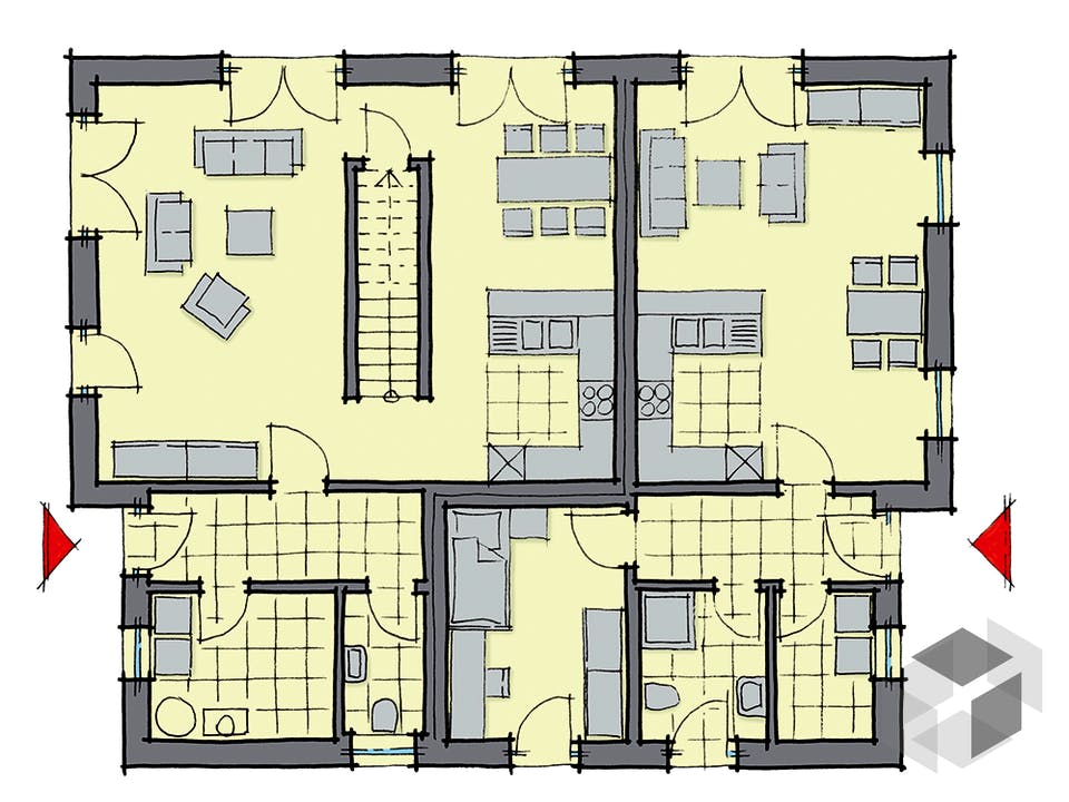 Genf von GUSSEK HAUS Grundriss