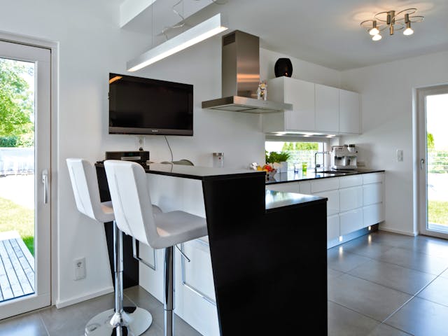 Fertighaus Germering von Regnauer Hausbau Schlüsselfertig ab 299545€, Cubushaus Innenansicht 2