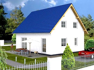 Massivhaus Giebelhaus 139 von SYSTEMHAUS HAUSVERTRIEB Schlüsselfertig ab 239515€, Satteldach-Klassiker Außenansicht 2