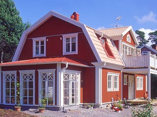 Fertighaus Glasmästarevillan (inacitve) von Generalbau GS Schwedenhaus Schlüsselfertig ab 299261€, Stadtvilla Außenansicht 1