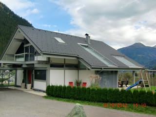 Fertighaus Glasvilla von TIROLIA, Stadtvilla Außenansicht 1