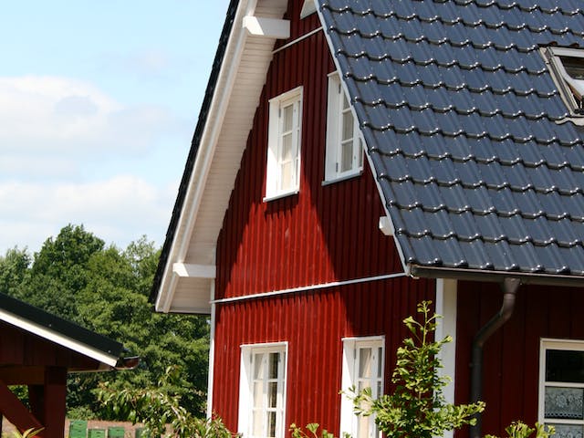 Blockhaus Göteborg von Fjorborg Häuser Ausbauhaus ab 236837€, Blockhaus Außenansicht 3