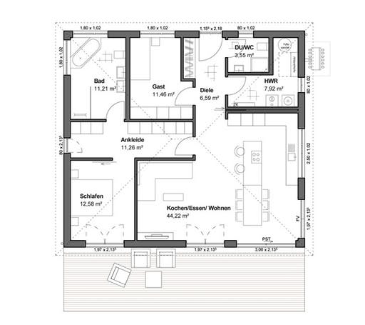 Goethestraße 109 Floorplan 1