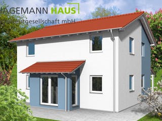 Fertighaus Gorum von Hagemann Haus Schlüsselfertig ab 168800€, Satteldach-Klassiker Außenansicht 3