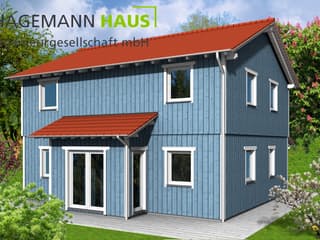 Fertighaus Gorum von Hagemann Haus Schlüsselfertig ab 168800€, Satteldach-Klassiker Außenansicht 1
