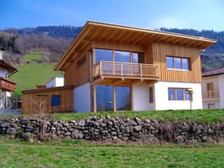 Fertighaus Greifenburg von TIROLIA Ausbauhaus ab 138200€, Pultdachhaus Außenansicht 1