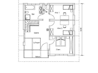 Fertighaus Greifenburg von TIROLIA Ausbauhaus ab 138200€, Pultdachhaus Grundriss 2