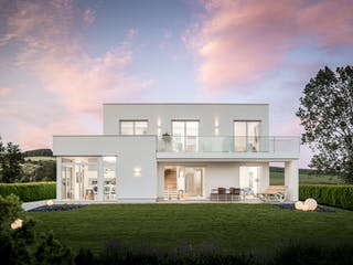 Fertighaus GRIFFNER BOX Wien von Griffnerhaus, Cubushaus Außenansicht 1