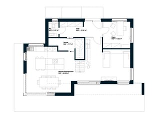 Fertighaus GRIFFNER BOX Wien von Griffnerhaus, Cubushaus Grundriss 1