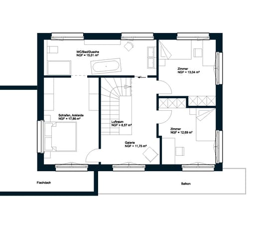 Griffner Box Wien Flachdach Floorplan 2