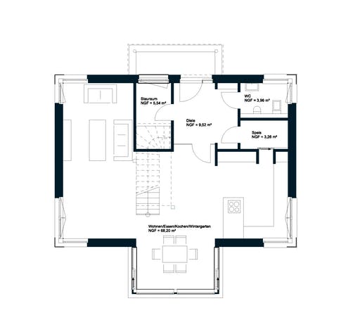 Griffner Classic Haid Floorplan 1