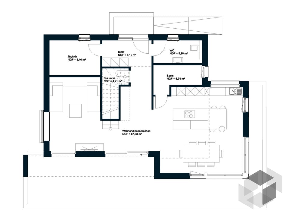 GRIFFNER CLASSIC München von Griffnerhaus - Österreich Grundriss