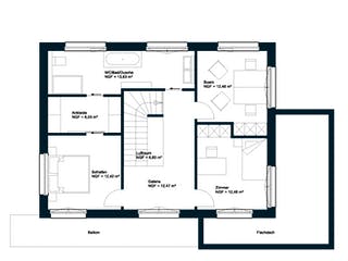 Fertighaus GRIFFNER CLASSIC München von Griffnerhaus Österreich, Stadtvilla Grundriss 2