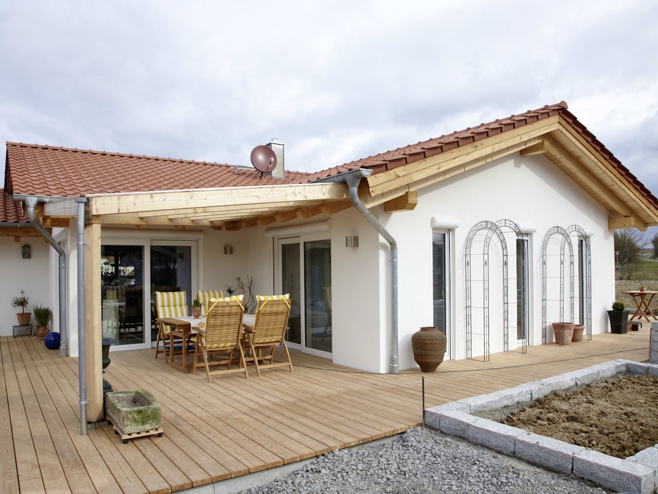 Blockhaus Grombach von Rems-Murr-Holzhaus Ausbauhaus ab 318397€, Bungalow Außenansicht 1