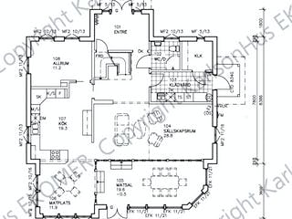 Fertighaus Großhandlarvillan (inacitve) von Generalbau GS Schwedenhaus Schlüsselfertig ab 429120€, Stadtvilla Grundriss 1