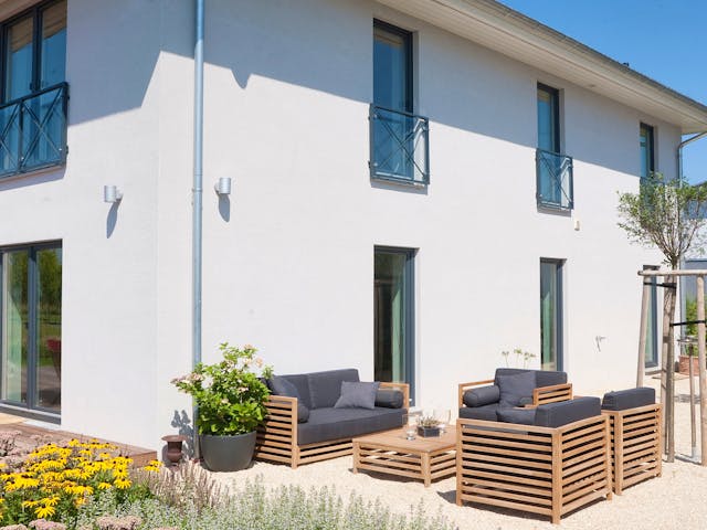 Fertighaus Grunewald von Danhaus Deutschland Schlüsselfertig ab 464202€, Stadtvilla Außenansicht 2