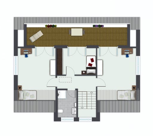 Fertighaus Hellerberge von GUSSEK HAUS Schlüsselfertig ab 505300€, Satteldach-Klassiker Grundriss 2