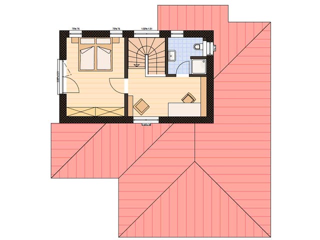 Fertighaus Haas BS 129 B von Haas-Fertigbau Schlüsselfertig ab 312000€, Stadtvilla Grundriss 2