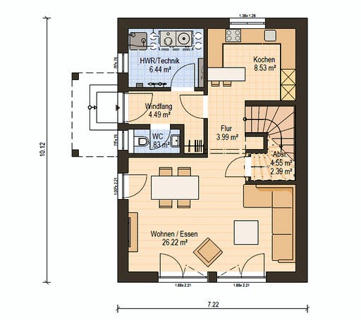 Haas D 122 B Floorplan 5