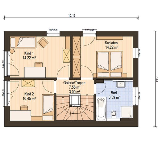 Haas Fertigbau - D 112 A Floorplan 2