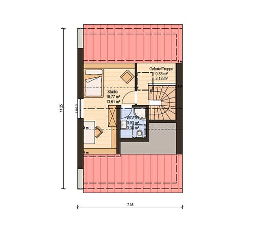 Haas Fertigbau - D 128 B Floorplan 3