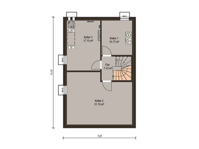 Fertighaus Haas D 128 B von Haas-Fertigbau Schlüsselfertig ab 510000€, Satteldach-Klassiker Grundriss 4