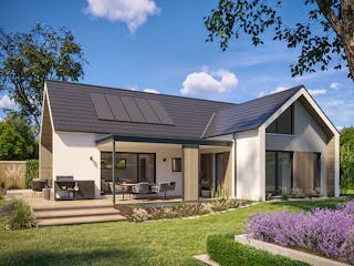 Fertighaus Haas Vivo 103 von Haas Fertigbau, Bungalow Außenansicht 2