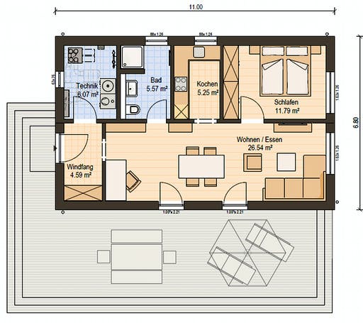 Haas FH 60 Floorplan 1