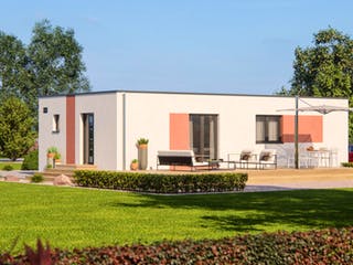 Fertighaus Haas FH 71 B von Haas Fertigbau Schlüsselfertig ab 247000€, Bungalow Außenansicht 1