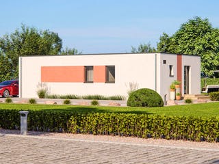 Fertighaus Haas FH 71 B von Haas Fertigbau Schlüsselfertig ab 247000€, Bungalow Außenansicht 2