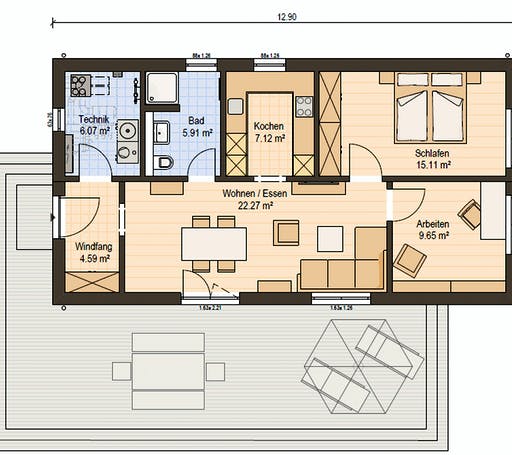 Haas FH 75 B Floorplan 1