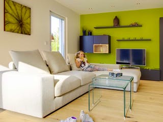 Fertighaus Haas FH 71 B von Haas Fertigbau Schlüsselfertig ab 247000€, Bungalow Innenansicht 1