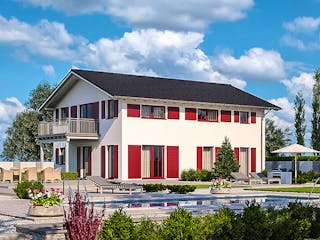 Fertighaus Haas Z 179 B von Haas Fertigbau - Mehrfamilienhäuser Schlüsselfertig ab 512000€, Außenansicht 1