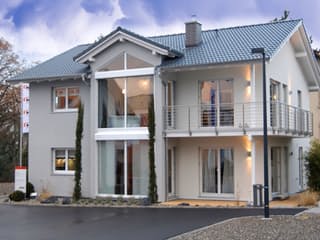 Fertighaus Haas MH Suhr 179 von Haas Fertigbau Schlüsselfertig ab 422000€, Satteldach-Klassiker Außenansicht 1