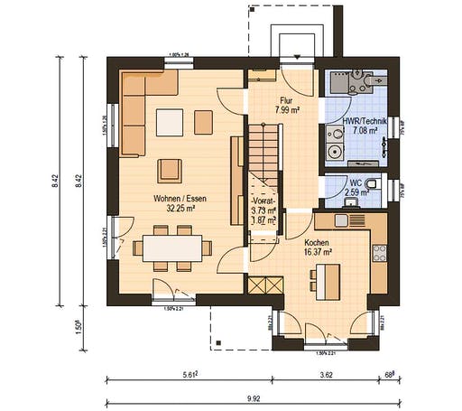 Haas O 130 A Floorplan 3