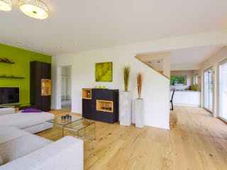 Fertighaus Haas O 130 A von Haas Fertigbau Schlüsselfertig ab 371000€, Pultdachhaus Innenansicht 2