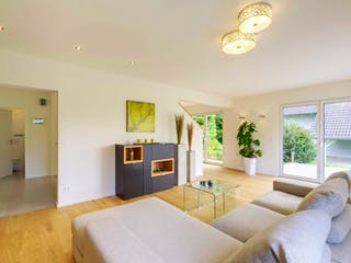 Fertighaus Haas O 130 A von Haas Fertigbau Schlüsselfertig ab 371000€, Pultdachhaus Innenansicht 3