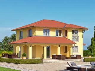 Fertighaus Haas O 140 B von Haas Fertigbau Schlüsselfertig ab 297000€, Stadtvilla Außenansicht 1