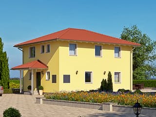 Fertighaus Haas O 140 B von Haas Fertigbau Schlüsselfertig ab 297000€, Stadtvilla Außenansicht 2