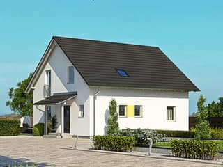 Fertighaus Haas O 141 A von Haas Fertigbau Schlüsselfertig ab 271000€, Satteldach-Klassiker Außenansicht 2