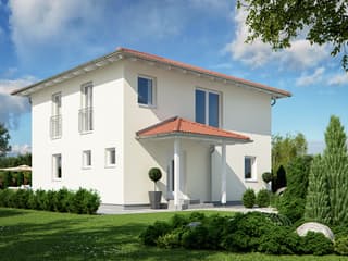 Fertighaus Haas S 130 B von Haas Fertigbau Schlüsselfertig ab 272000€, Stadtvilla Außenansicht 1