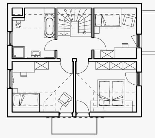 Haas S 130 C Satteldach - Var. 2 floor_plans 0