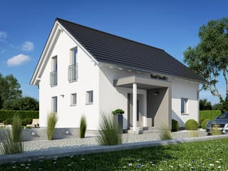 Fertighaus Haas S 140 A von Haas Fertigbau Ausbauhaus ab 212000€, Satteldach-Klassiker Außenansicht 2